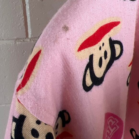 Paul Frank 10/12 “The Monkey” Bath Wrap/Robe Pink - Picture 5 of 7